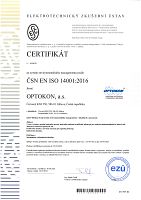 OPTOKON CSN EN ISO 140012016